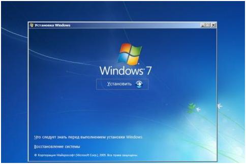 Установка windows 7 с флешки